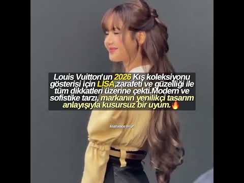 BLACKPINK Lisa in a stunning visual pose from a fan-made video