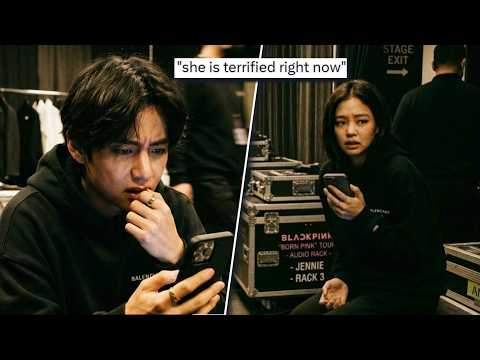 BTS V, Jennie, and Jungkook in a Kpop news thumbnail