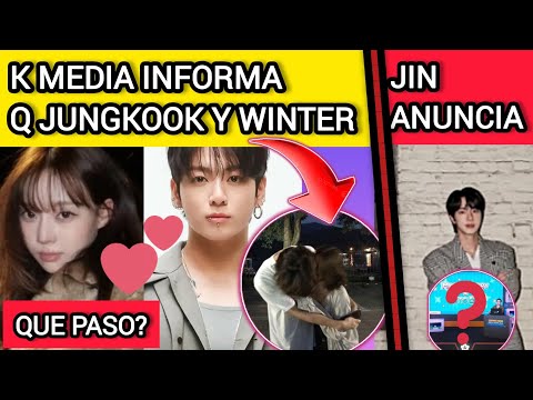 BTS Jin's military announcement teased in a K-Pop news video.