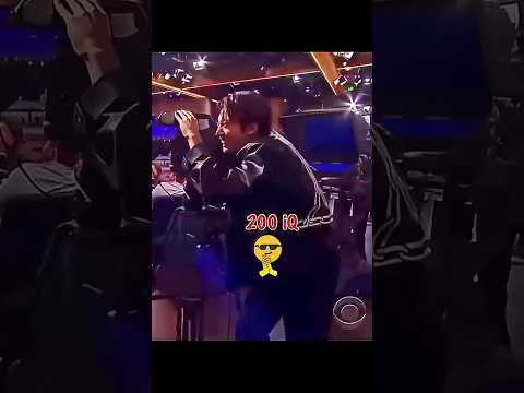 BTS Jungkook looking focused and smart in a compilation video thumbnail