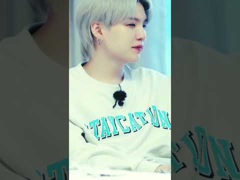 BTS Suga looking contemplative or artistic, representing 'Suga vibes' in a fan edit.