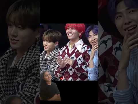 BTS V smiling playfully in a compilation video thumbnail