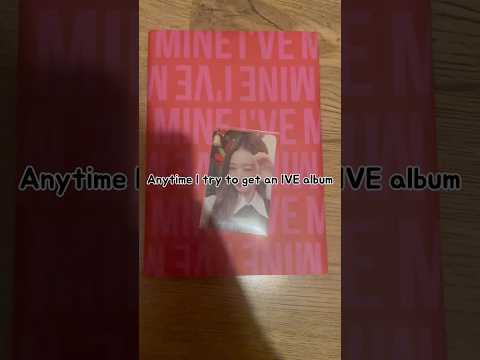 Screenshot from a fan-made YouTube video featuring an IVE album unboxing.