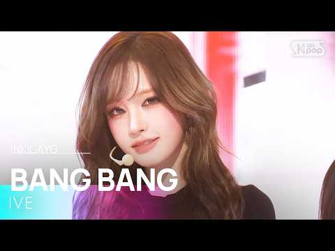 IVE performing 'BANG BANG' on SBS Inkigayo stage