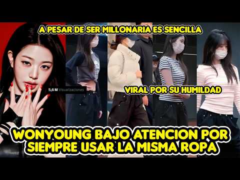 IVE's Wonyoung in a casual outfit, smiling