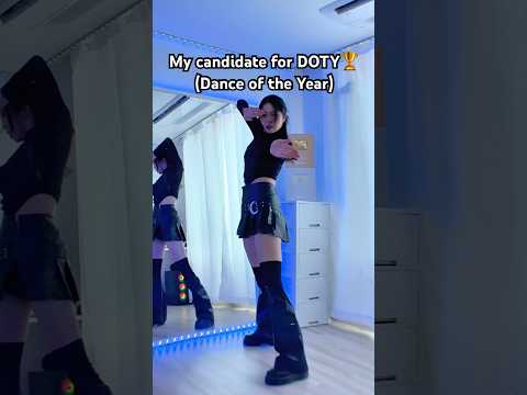 Screenshot from Kathleen Carm's dance cover video of IVE's 'BLACKHOLE'