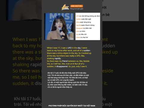 IVE's Wonyoung featured in an English listening practice video thumbnail.