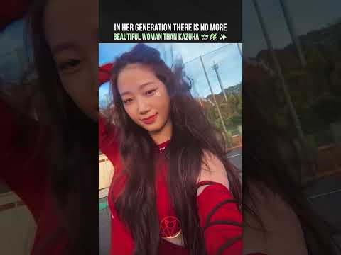 LE SSERAFIM's Kazuha in a challenge video thumbnail