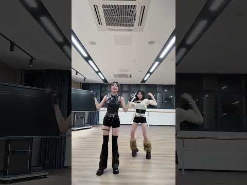 LE SSERAFIM members performing a dance cover of 'SPAGHETTI (feat. j-hope of BTS)'