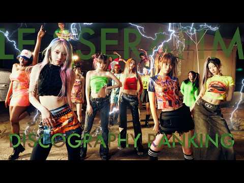 LE SSERAFIM discography ranking by GengarTea YouTube channel