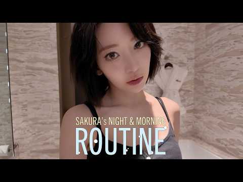 LE SSERAFIM Sakura's Night & Morning Routine thumbnail