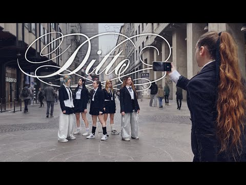 KEYRIS CREW performing a 'Ditto' (1998 ver.) dance cover by NewJeans in public
