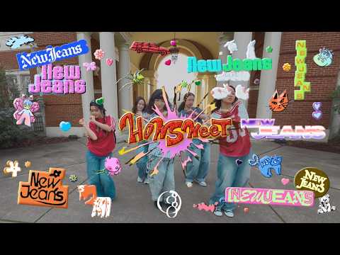 Anomaly Dance members performing NewJeans' 'How Sweet' dance in public