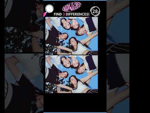 NewJeans members in a 'Spot the Difference' challenge thumbnail