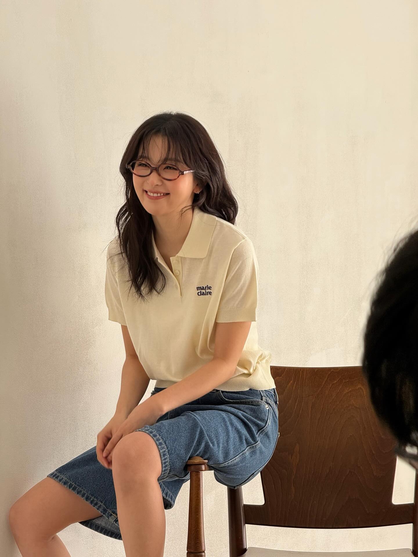 Seulgi in a fashion-forward pose, likely from a Marie Claire Korea photoshoot.