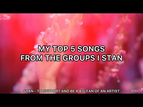 Screenshot from YouTube video 'My Top 5 Songs From Each Group I Stan'