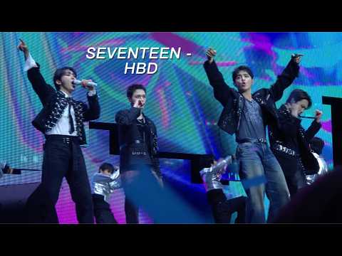 SEVENTEEN members performing on stage at the [NEW_] World Tour in Sunrise