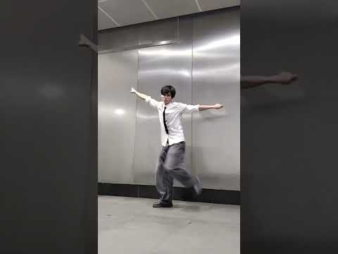 A person dancing to SEVENTEEN's 'Mansae' in a YouTube dance cover video.
