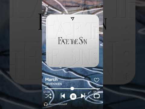 Thumbnail for SEVENTEEN's 'March' instrumental cover by Lavinia on YouTube