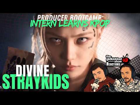 Stray Kids 'Divine' music video reaction thumbnail from The GidKidDad Show