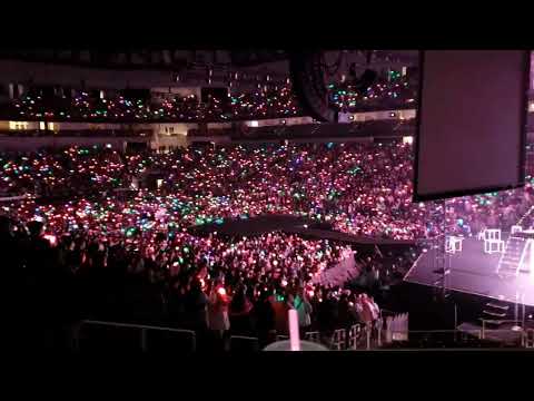 Boba tea stand at TWICE concert in Dickies Arena