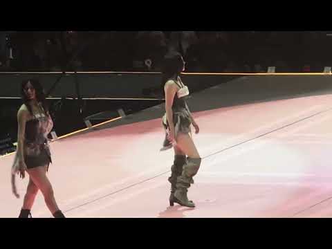 TWICE performing 'YES or YES' with their signature energetic choreography.