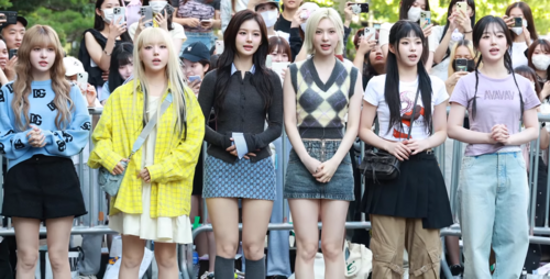 NMIXX PICK NMIXX official Instagram post graphic showing a house with a chick.